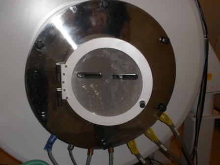 Above is the 4.7T animal scanner used to image cartilage tissue cultures.