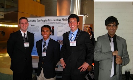Team members from left to right: Ryan Childs, BSAC; Tim Barry, BWIG; Evan Joyce, Leader; Ozair Chaudhry, Communicator