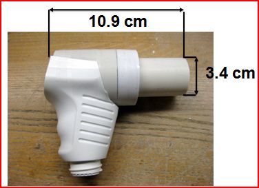 Side view of spirometer