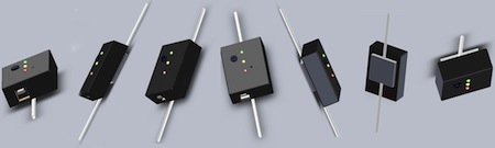 Figure 1: Final prototype model with velcro and rubber attachment: 
