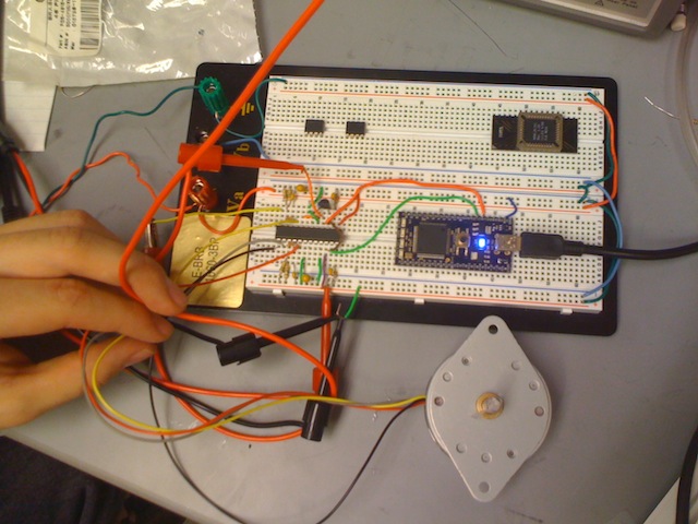 Circuit Board and stepper motor