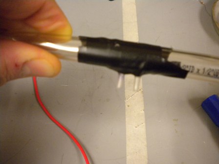 Vinyl tubing with nasal prongs attached.