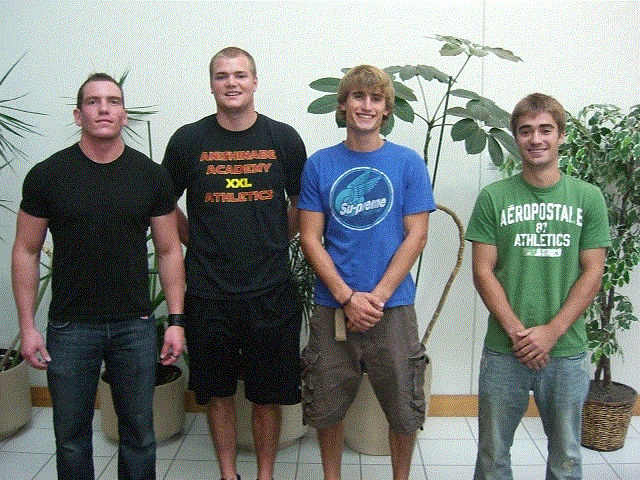 L to R: David Schindler - BWIG, John McGuire - Team Leader, Ryan Nessman - Communicator, and Cody Bindl - BSAC