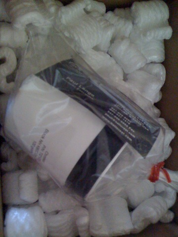 To begin testing, a sample of permanent thermochromic dye, as seen above, was ordered from HallCrest.