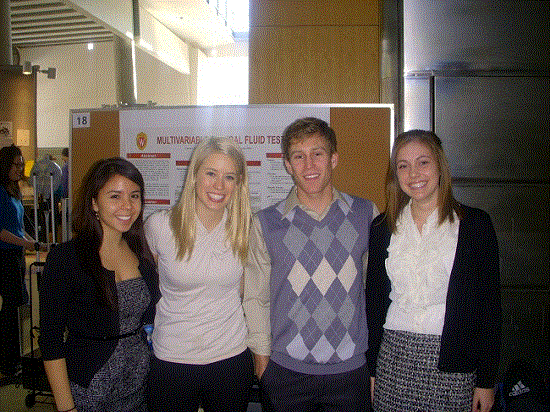 Carmen Coddington, Christa Wille, Bryan Jepson, and Kelsey Duxstad