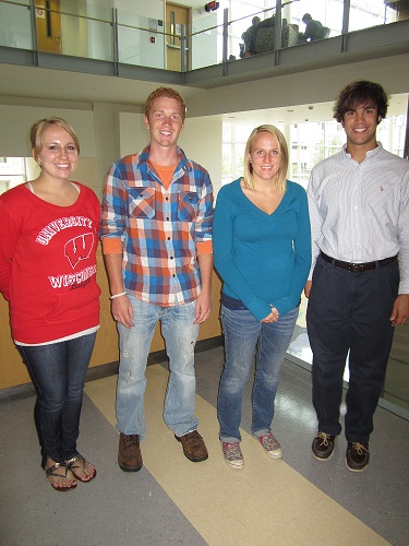Group Members from left to right: Molly Krohn, Tony Schmitz, Kate Howell, Chris Fernandez