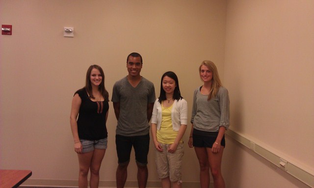 From the right are Lisa, Kevin, Yuan and Hannah.