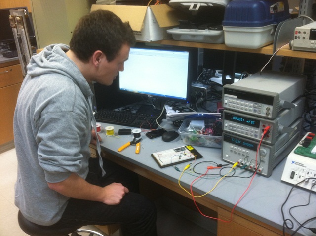 Working on putting together the instrumentation unit!