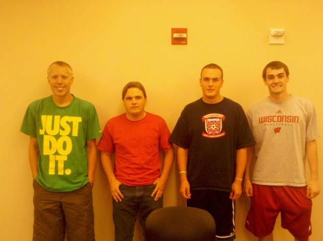 Group members from left to right: Peter Guerin, Armand Grabowski, Scott Carson, and Lisle Blackbourn