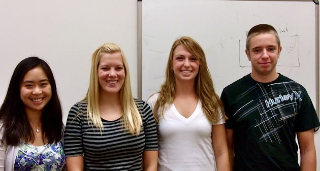 Clara Chow, Sara Schmitz, Emily Florence, Devon Moloney
