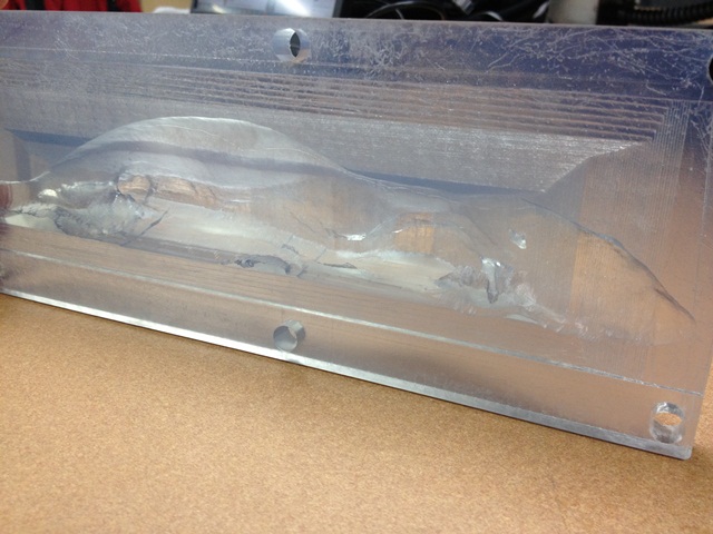Mold for our phantom prototypes.