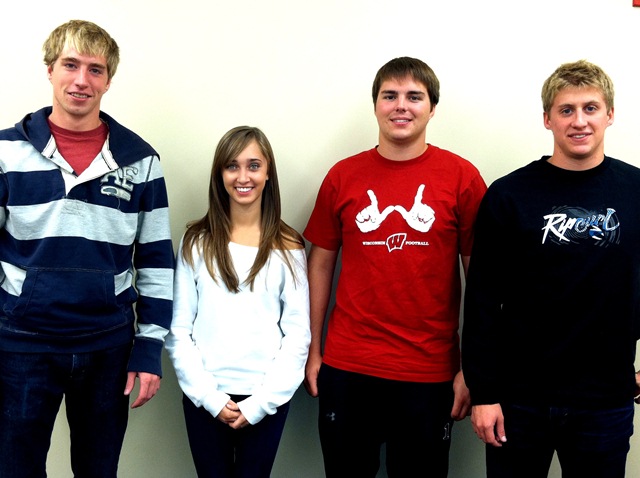 Darren Klaty, Chelsea Bledsoe, Charlie Rodenkirch, and Alex Broderick