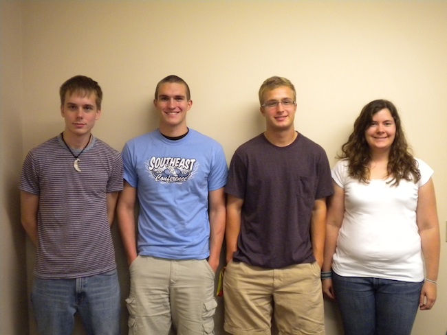 Model Mouth Team (from left to right: Don Weier, Matt Zanotelli, Luke Haug, Naomi Humpal).