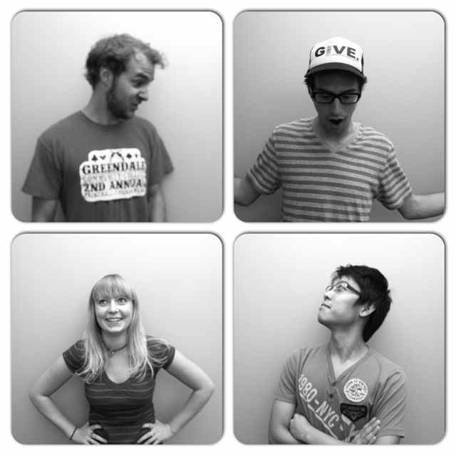 Team members from left to right: William Zuleger, Jared Ness, Rachel O Connell, Yu Liu.