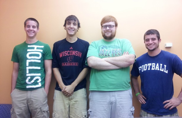 Team members from left to right: Michael Schmidt, Ryan Keuler, Alex LaVanway, Ryan Reynebeau