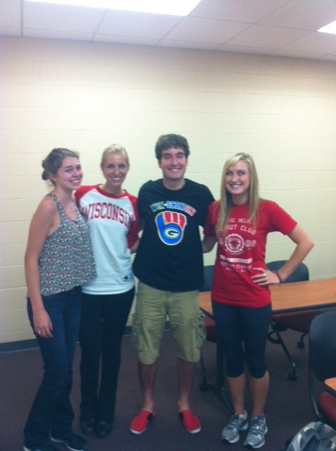 Team members from left to right: Katherine Baldwin, Alyssa Mitchell, JD Dorrance, Terah Hennick