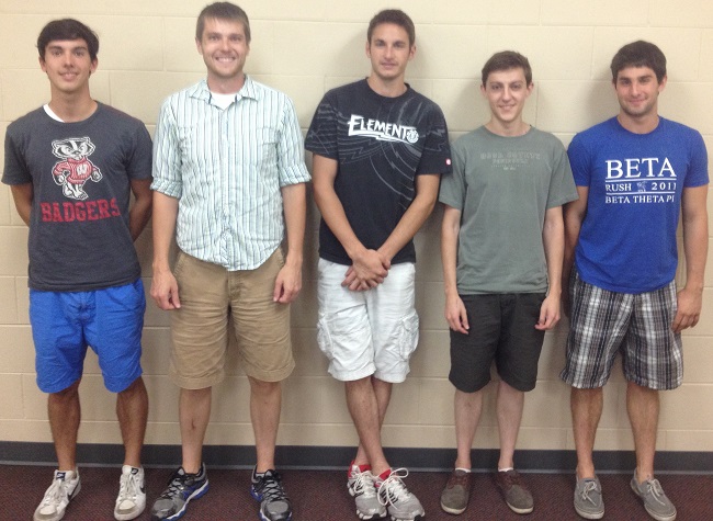 Nicholas Gilling, Christopher Patterson, Matthew Bradfish, Tyler Lieberthal, Todd Zimmerman