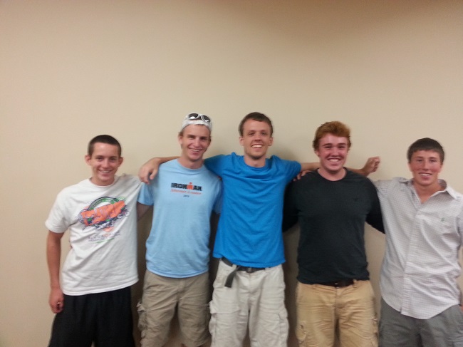 Team members from left to right:  David Mott, Michael Simonson, Scott Schulz, Lucas Hurtley, Sam Lines