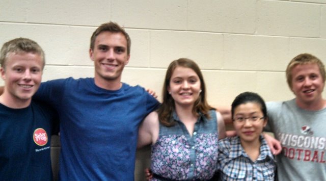 Team Members from left to right: Kevin Knapp, Conor Sullivan, Angela Beltrame, Susanna Kwok, Shaun Pomerenke