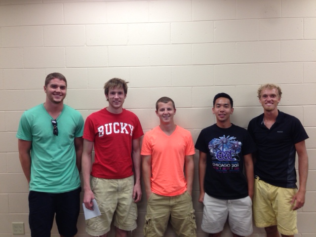 Team members from left to right: Tim Abbott, Billy Greisch, David Schmidt, Jeff Wu, Aaron Bishop