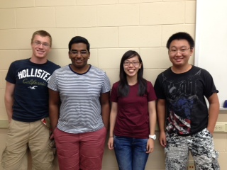 Team members from left to right: Roland, Sarvesh, Denise, Jason