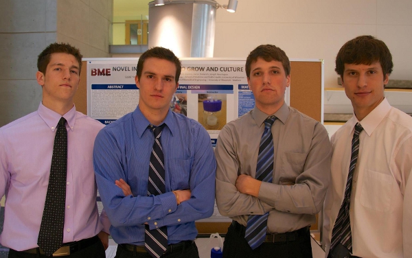 Team members from left to right: Patrick, Matthew, Aaron, Joseph