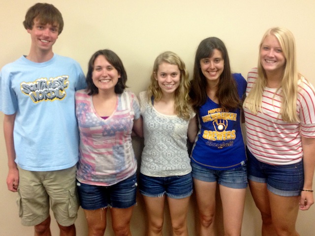 Cameron Hays, Jaime Mortier, Dani Horn, Lazura Krasteva, Kelsie Harris