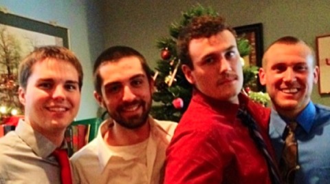 Team members from left to right: Charlie Rodenkirch, Gustavo Zach Vargas, Robert Scott Carson, Derrick Pitts