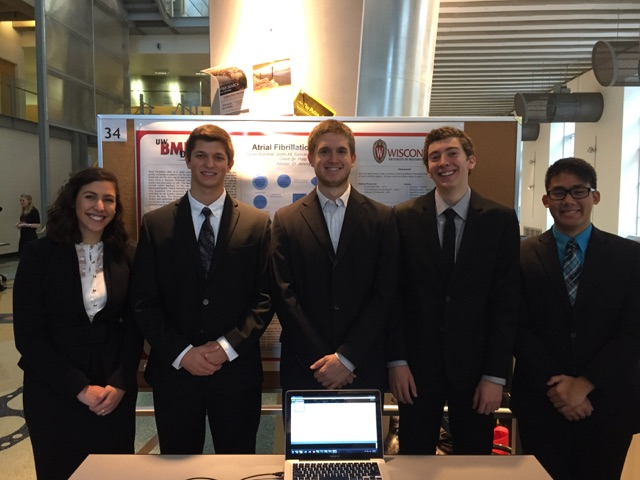 Team members from left to right: Rocio Riillo, Justin Alt, Dan Grieshop, Sam Esch, Todd Le