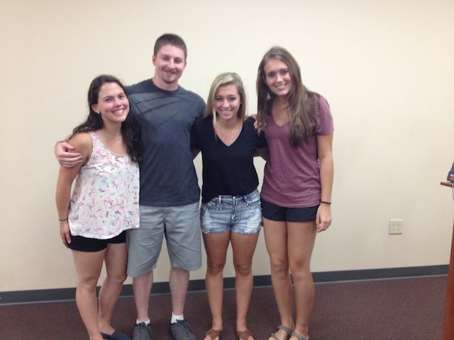 Team members from left to right: Sarah Dicker, Brendan Drackley, Alexandria Craig, Samantha Bremner (not pictured due to class, Reed Bjork)