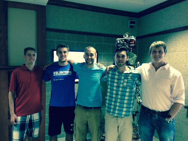 Team members from left to right: Chris Blanchard, Andrew Hajek, Randal Mills, Elliott Janssen Saldivar, Justin Faanes