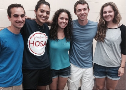 Brian Frino, Isa Griffay, Brenda McIntre, Zach Peterson, Maddie Meier