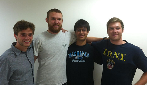 Team members from left to right: Thomas Zipp, Stephen Monette, Alex Nguyen, Matt Boyer