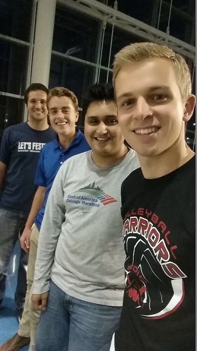 Team members from left to right: Ryan Lane, Matt Reagan, Michael Martinez, Ryan Rinehart