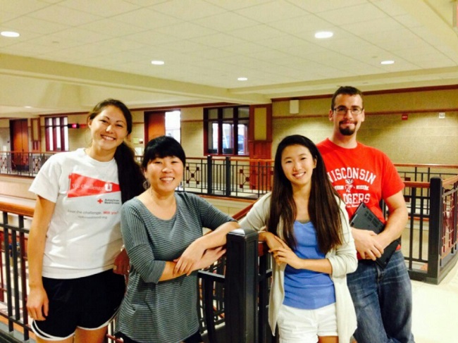 Team members from left to right: Michelle Cheng, Jolene Enge, Nyna Choi, Russell Little