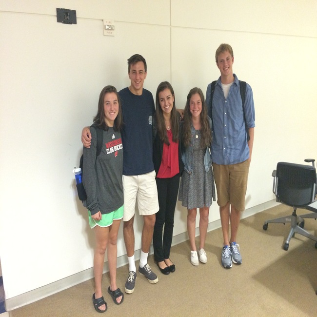 Team members from left to right: Gabby Laures, Ryan Serbin, Bridget Smith, Christie Sorenson, Michael Lohr