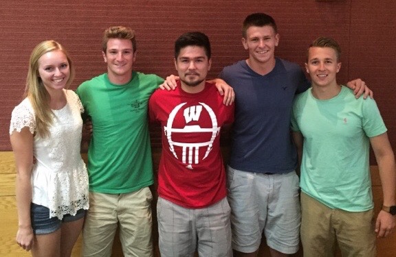 Team members from left to right: Maddie Honke, Michael Weiser, Liam Takahashi, Alec Hill, Jack Kemnitz