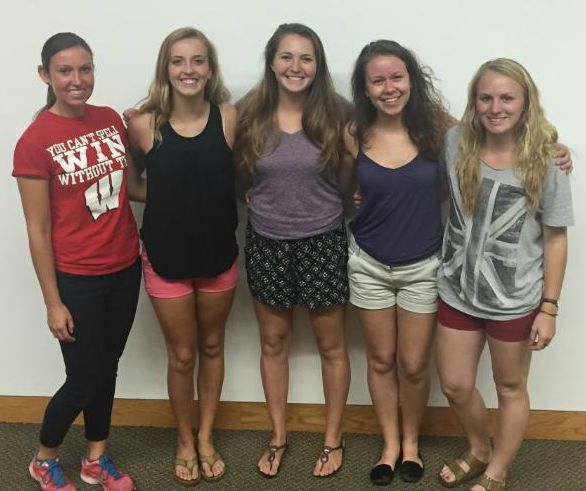 Bre Hagerty, Allie Hadyka, Makayla Kiersten, Rachel Craven, Hannah Lider