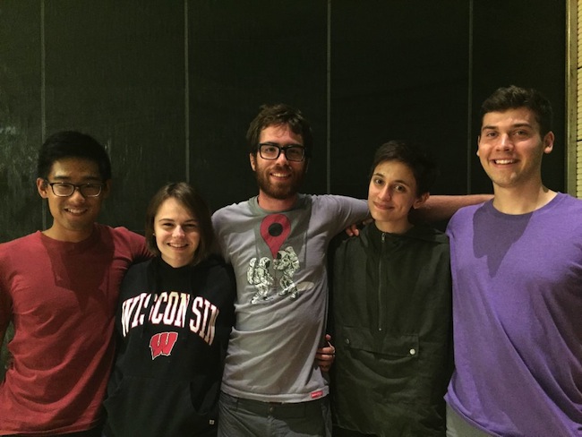Team members from left to right: Theo, Bailey, Nico, Veronica, Joey
