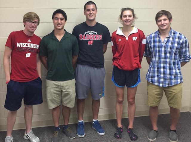 Team members from left to right: Nicholas, Trevor, Sam, Katie, Jack