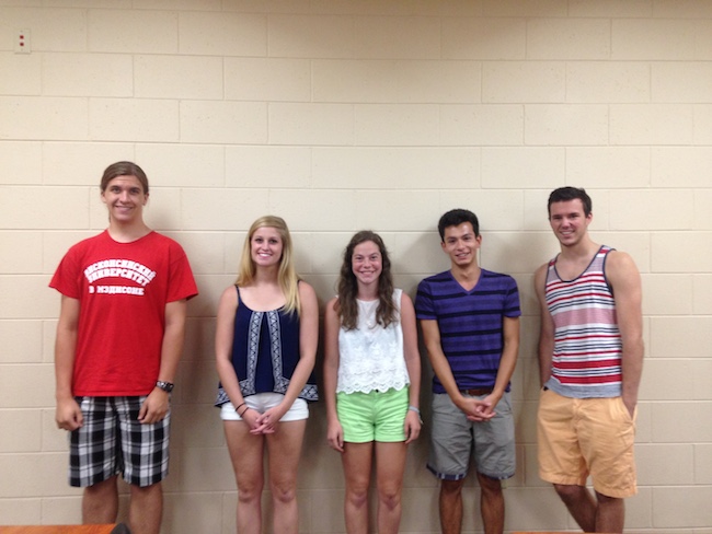 Team members from left to right: Greg Wolf, Rebecca Alcock, Christie Sorenson, Alex Smith, Kieran Paddock