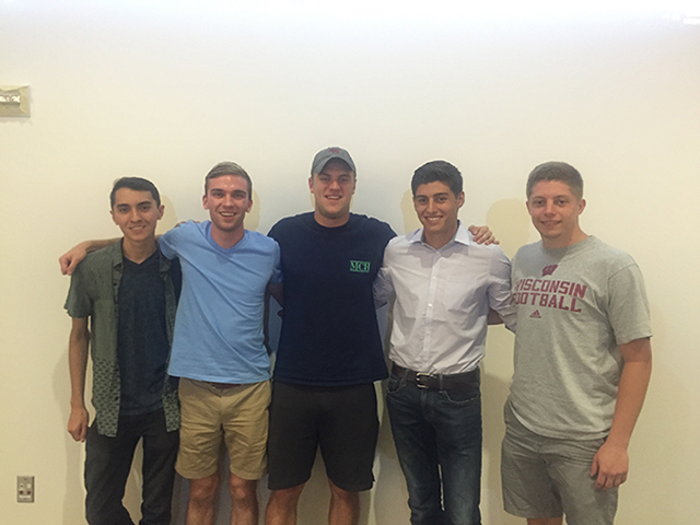 Team members from left to right: Chris Larsson, Keith Dodd , Andrew Hajek, Lane Van Epern, Austin Gehrke
