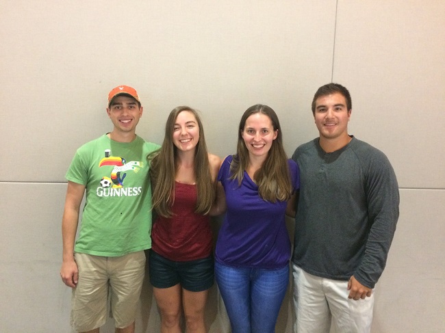 Team members from left to right: Stephen Schwartz, Kathryn Schwarz, Lisa Wendt, Caius Castro