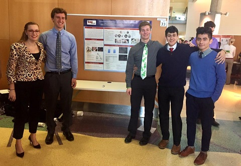 Poster Presentation Team Graft Delivery, from left to right: Chrissy, Nick, Bobby, Eduardo, and Rodrigo