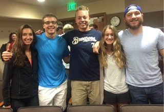 Team members from left to right: Patricia Stan, James Johnston, Croix Kimmel, Kelsey Linsmeier, and Andrew Miller