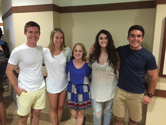 Team members from left to right: Brett Struthers, Kari Borowski, Anna Tessling, Brooke Aschbacher, Joe Ashley