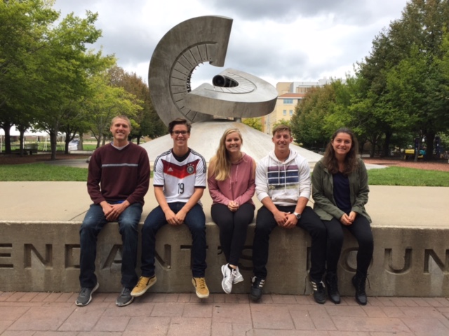 Team members from left to right: Thomas Guerin, Mason Schilling, Lee Hermann, Josh Begale, Hannah Bennett