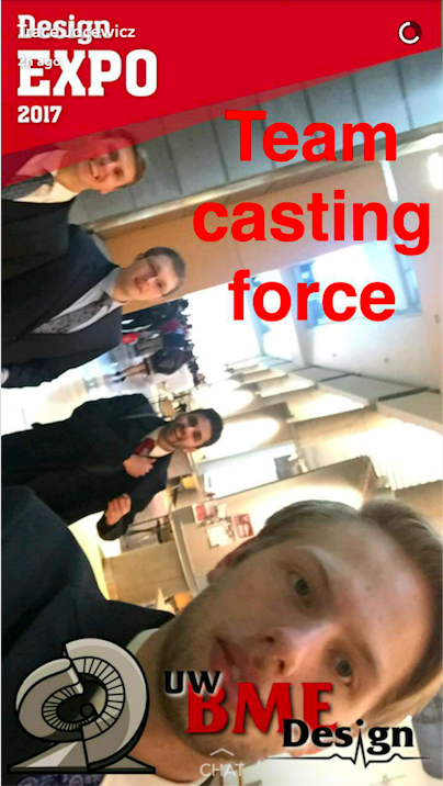 Team members from left to right: Marshall Schlick, Andrew Baldys, Keshav Garg, and Trace Jocewicz III