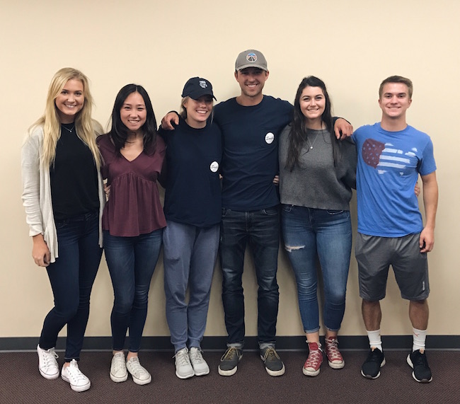 Team members from left to right: Elise Gendreau, Ashley Zagaros, Kari Borowski, Alex Henry, Brooke Aschbacher, Ryan Yost