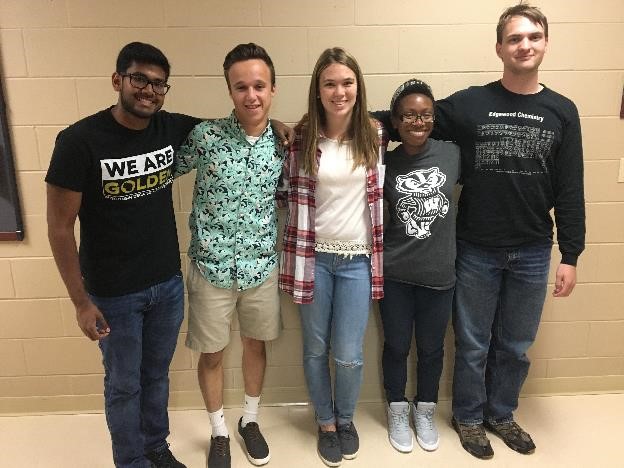 Teja Mallela, Andrew Meixelsperger, Julia Martin, Chiara Sanders, Hunter Higby